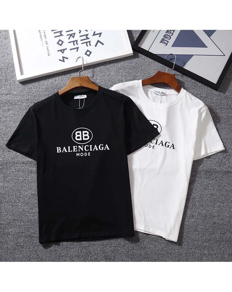 バレンシアガ tシャツ半袖 コピー ペア 韓国風 balenciagaティシャツ短袖カットソー トップス夏上着