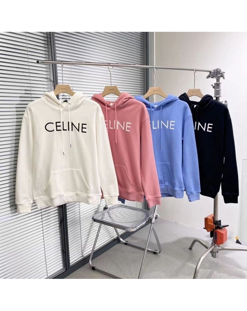 セリーヌ パーカーフード付きカジュアル人気スウェット服