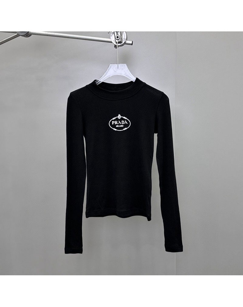 プラダ ロングシャツ高級感人気女性ファッショントップス