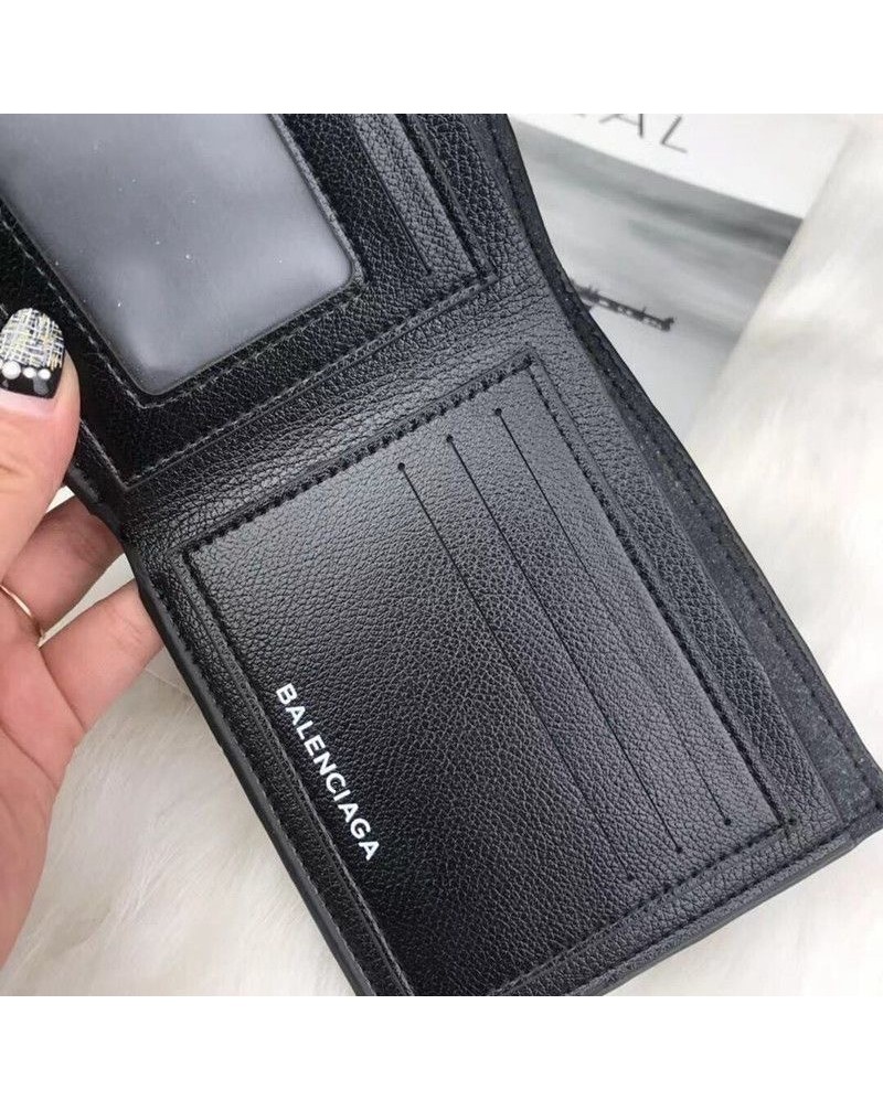 バレンシアガ 短財布 韓国風サイフお洒落人気男女兼用財布二つ折りbalenciaga
