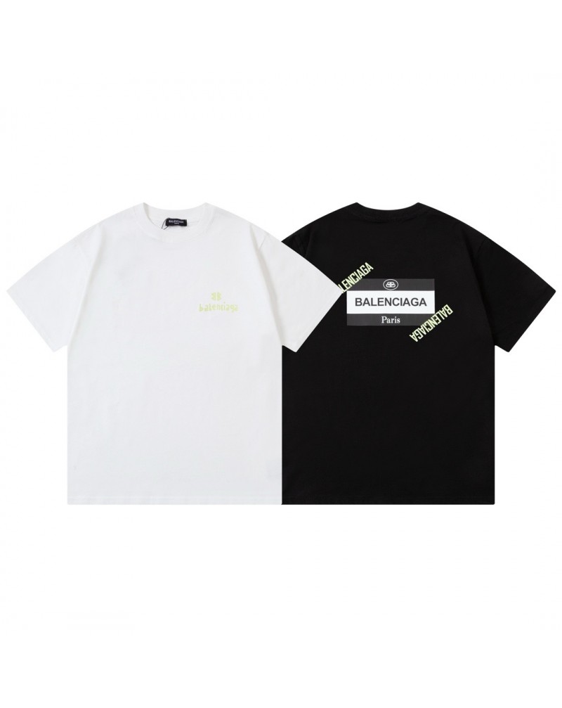 バレンシアガ Tシャツ半袖韓国風オシャレカジュアルティシャツ短袖男女向け