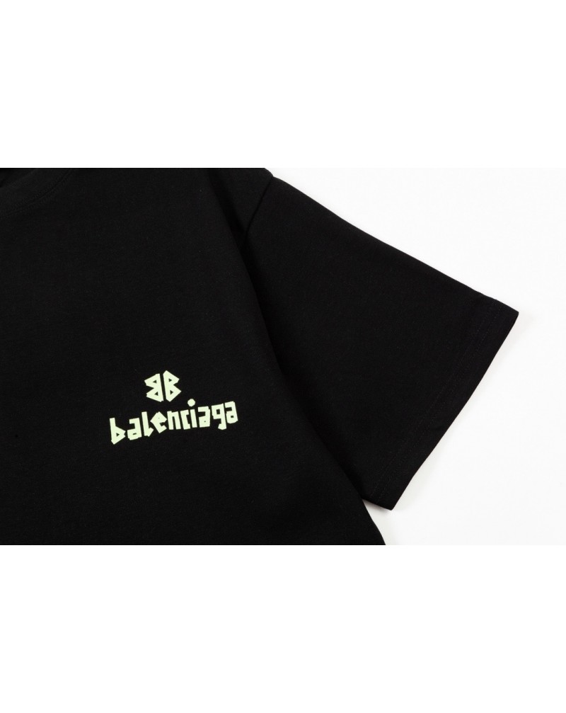 バレンシアガ Tシャツ半袖韓国風オシャレカジュアルティシャツ短袖男女向け