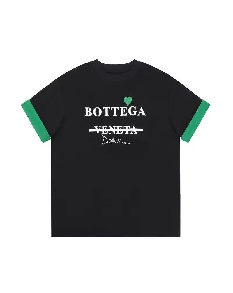 BV Tシャツ半袖混色カジュアルコットンティシャツ短袖トップス男女向けファッション