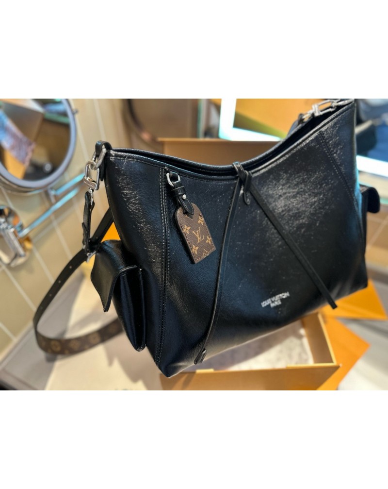 ルイヴィトン ショルダーバッグ高品質革製クロスボディバッグポケット付きcarryall