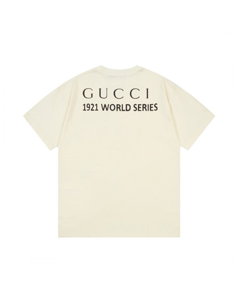 グッチ tシャツ人気新作個性ティシャツペアお揃いコットンＴシャツトップス