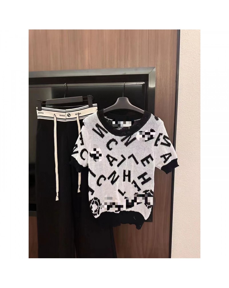 シャネル ニットtシャツオシャレ女性ファッションフリーサイズ