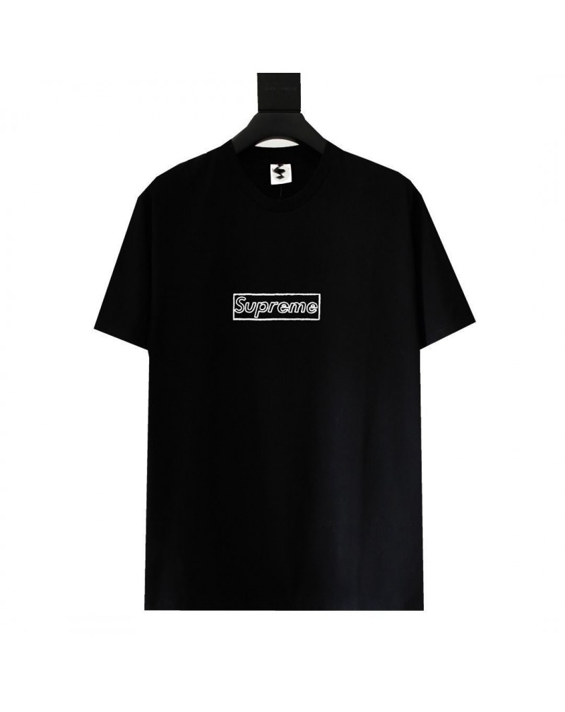 シュプリームtシャツ短袖 潮流男女向け人気個性ティシャツコットン
