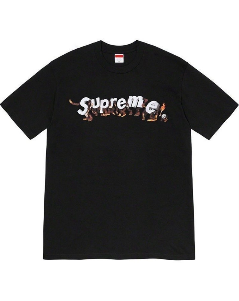 シュプリーム tシャツペアお揃い超人気ティシャツ短袖コットン個性潮流