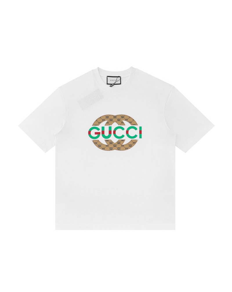 グッチ tシャツコットンソフト人気ティシャツ短袖男女兼用