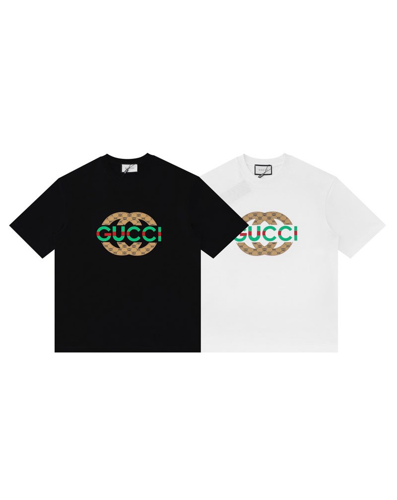 グッチ tシャツコットンソフト人気ティシャツ短袖男女兼用