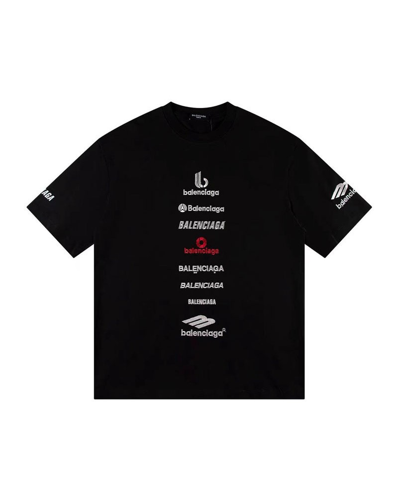 バレンシアガ tシャツ韓国風短袖人気ブランドティシャツコットン
