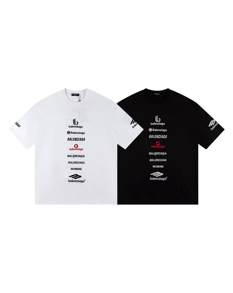 バレンシアガ tシャツ韓国風短袖人気ブランドティシャツコットン