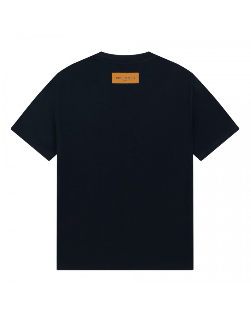 ルイヴィトン tシャツ個性プリントおしゃれ新作ティシャツ短袖コットンペアお揃い