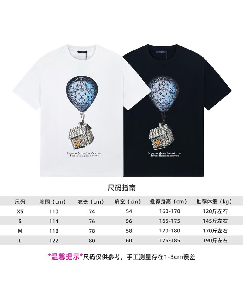 ルイヴィトン tシャツ個性プリントおしゃれ新作ティシャツ短袖コットンペアお揃い