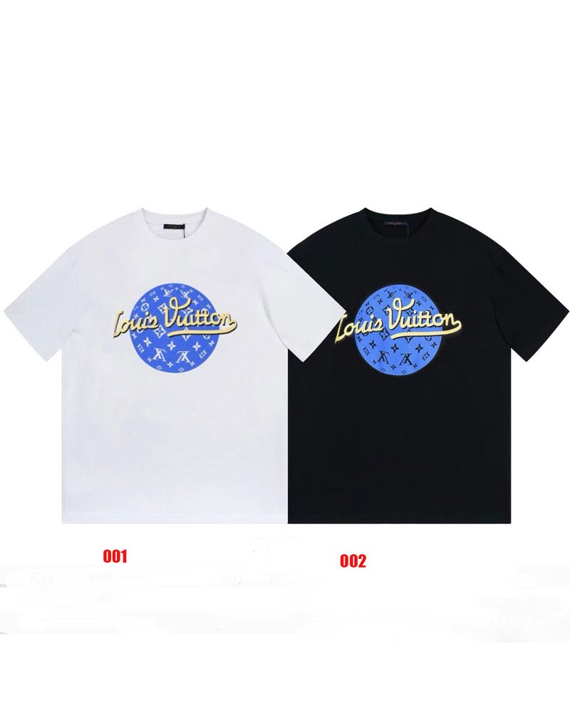 ルイヴィトン tシャツ短袖おしゃれプリントペアお揃いティシャツトップスコットンソフト