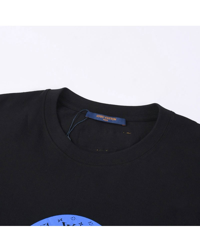 ルイヴィトン tシャツ短袖おしゃれプリントペアお揃いティシャツトップスコットンソフト