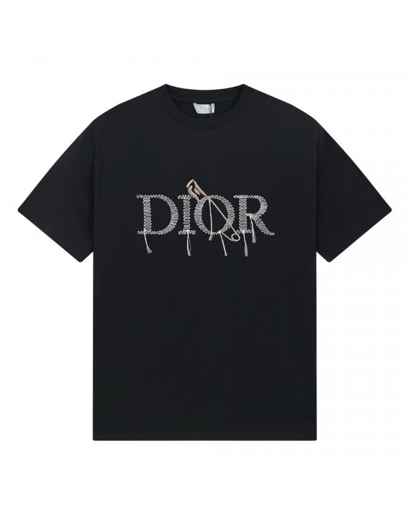 ディオール tシャツ新作精緻刺繍ティシャツ短袖コットン
