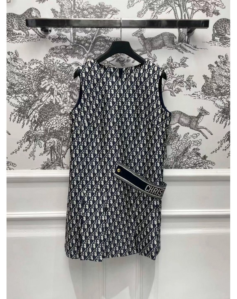 ディオール ワンピース お洒落無袖ファッションドレス女性