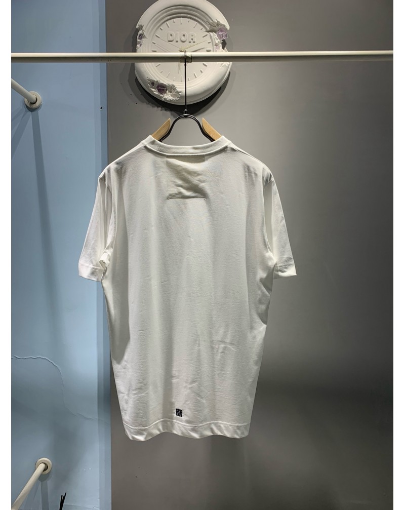 ジバンシー tシャツ短袖オーバーサイズティシャツ刺繍カジュアルファッション