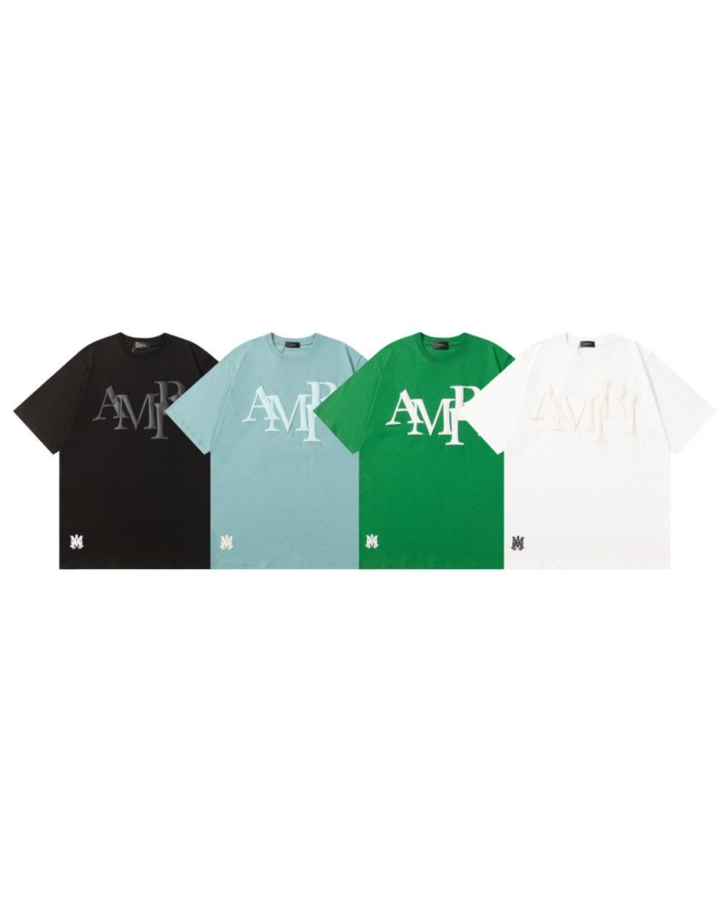 アミリtシャツ 潮流 AMI RIティシャツコットンメンズレディース向け