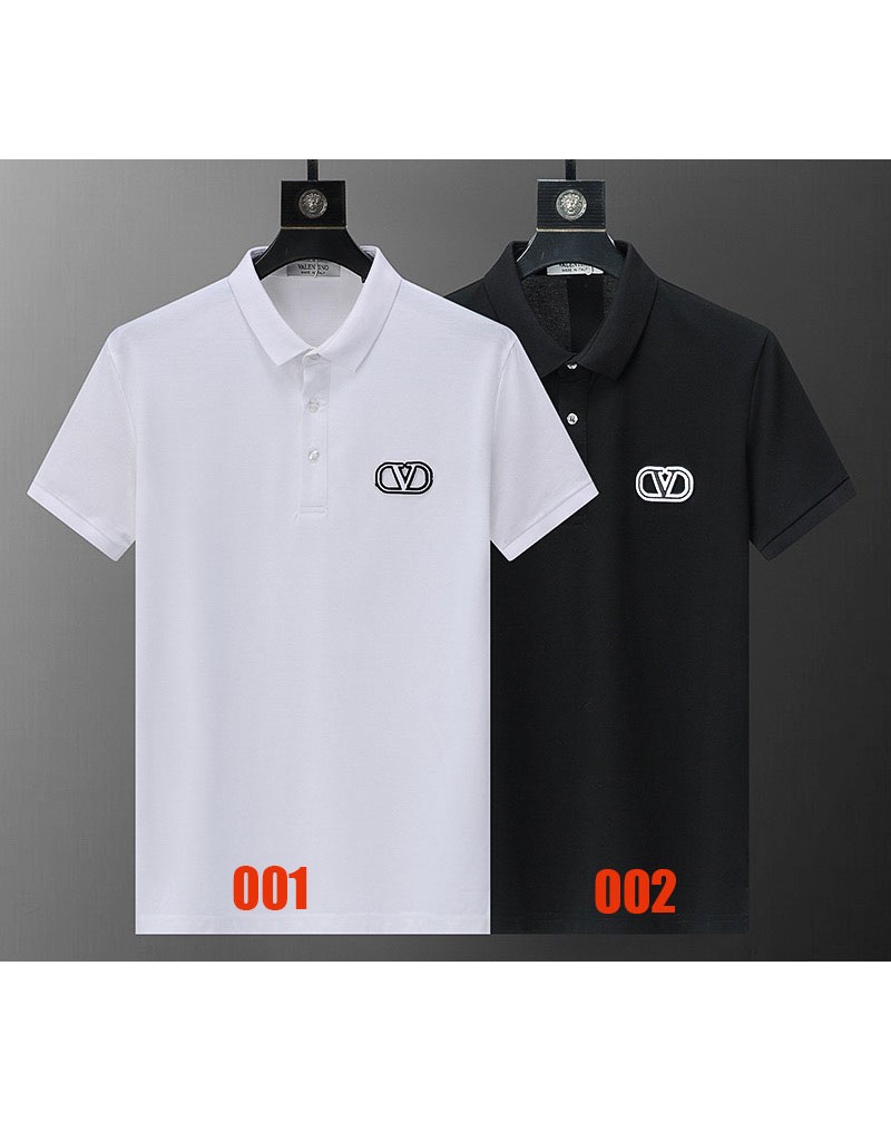 ヴァレンティノ tシャツ短袖オシャレ簡約VL コットンビジネス風