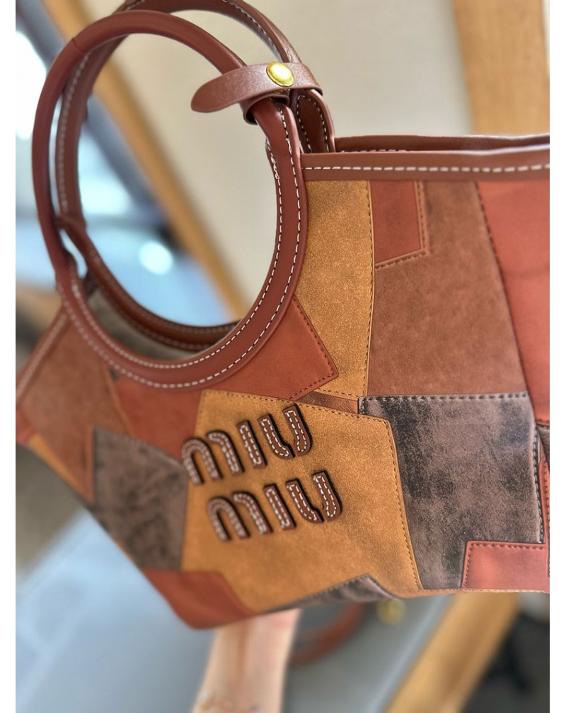 ミュウミュウ トートバッグ個性潮流 miumiuショルダーバッグ新作爆人気