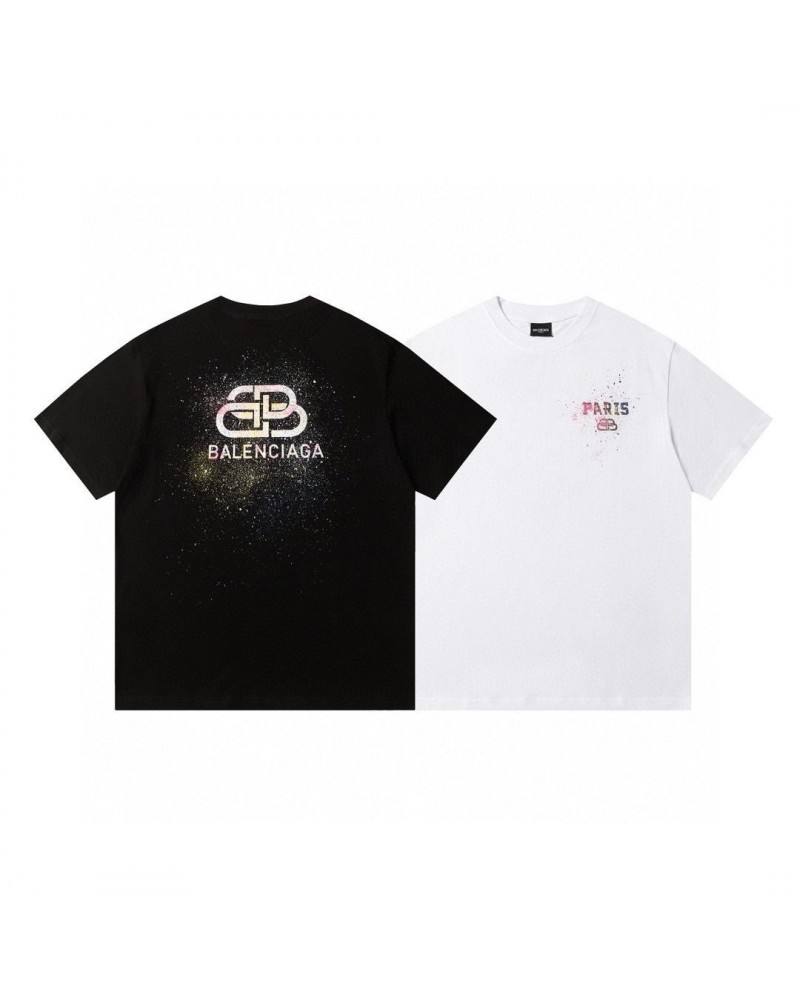 バレンシアガ  tシャツ半袖 韓国風カップル向けコットンティシャツ短袖トップスオシャレ
