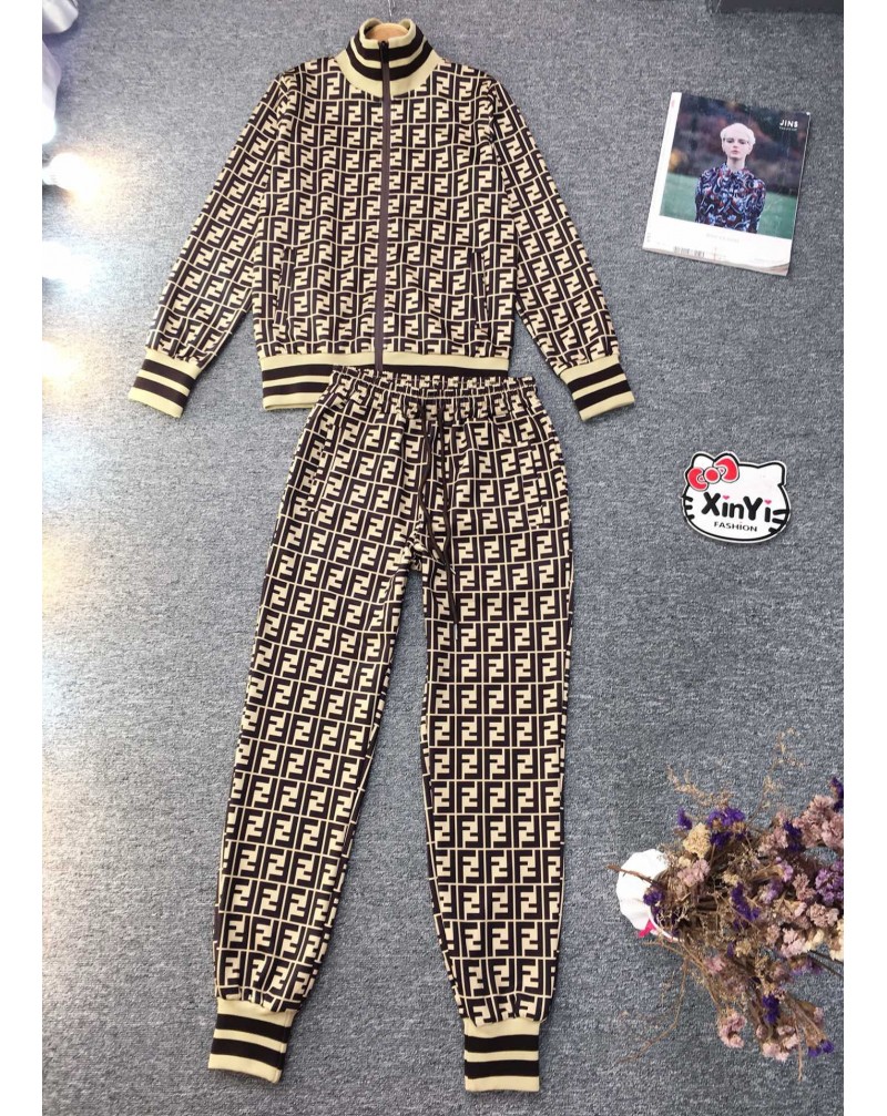 フェンデイ スウェットパンツセット オシャレ経典アップセット