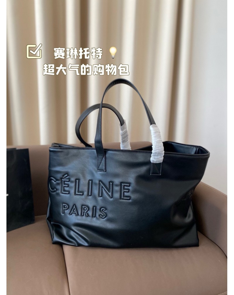 セリーヌ ショピングバツグ潮流トートバッグ大容量ポケット付き芸能人愛用