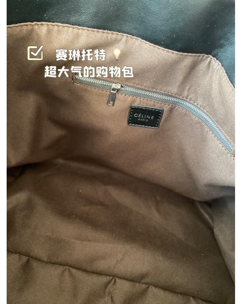 セリーヌ ショピングバツグ潮流トートバッグ大容量ポケット付き芸能人愛用