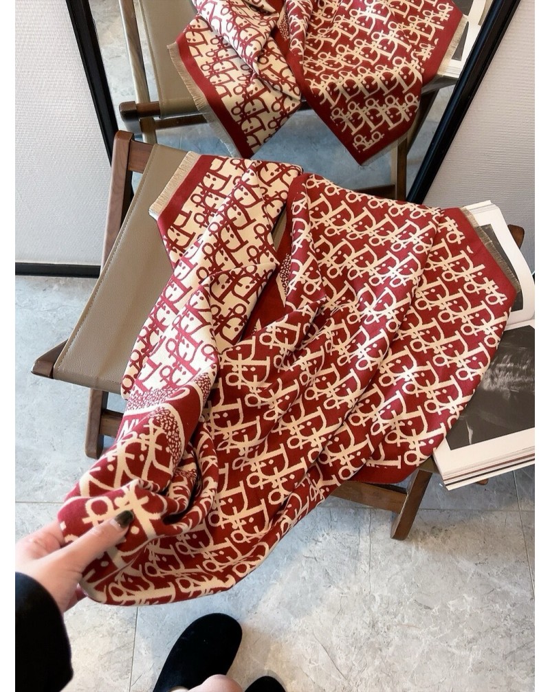 ディオール マフラー オシャレブランド経典人気カシミアショールマフラー柔らかい暖かい