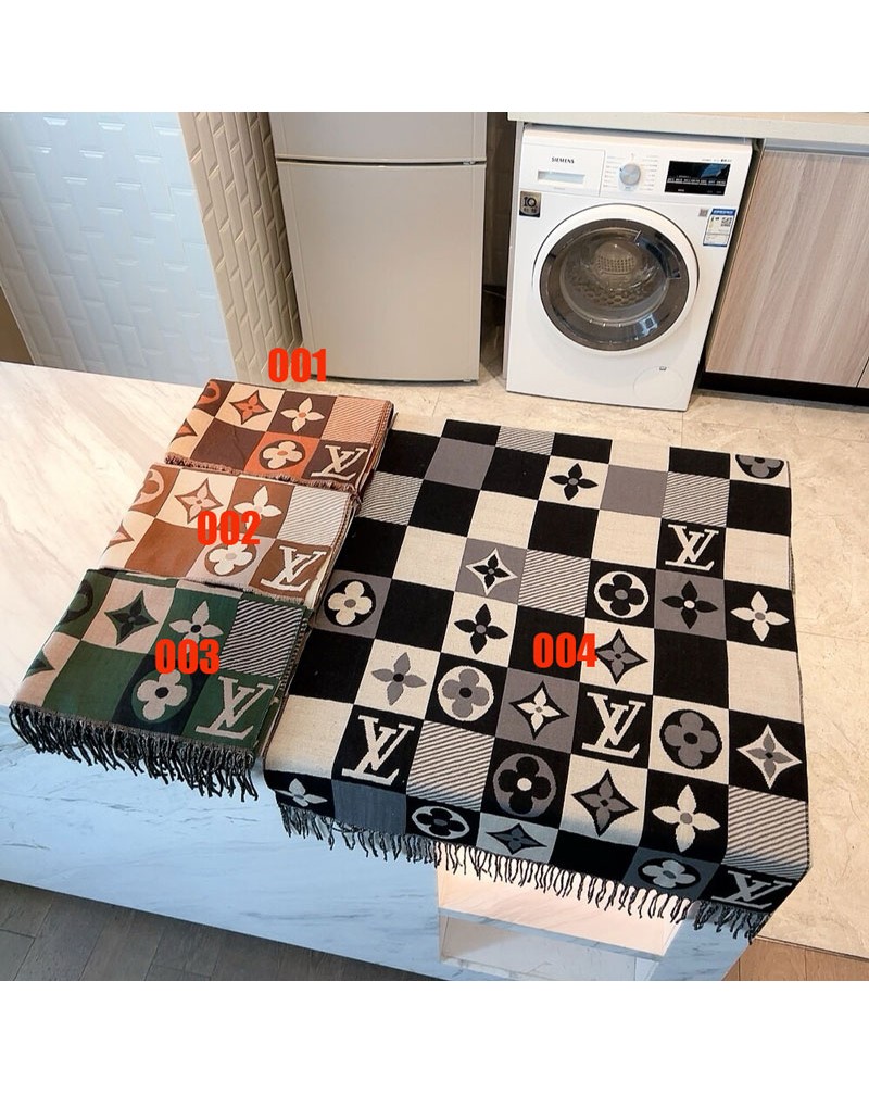 ルイビトン マフラー暖かい秋冬用オシャレモノグラムダミエショールマフラー
