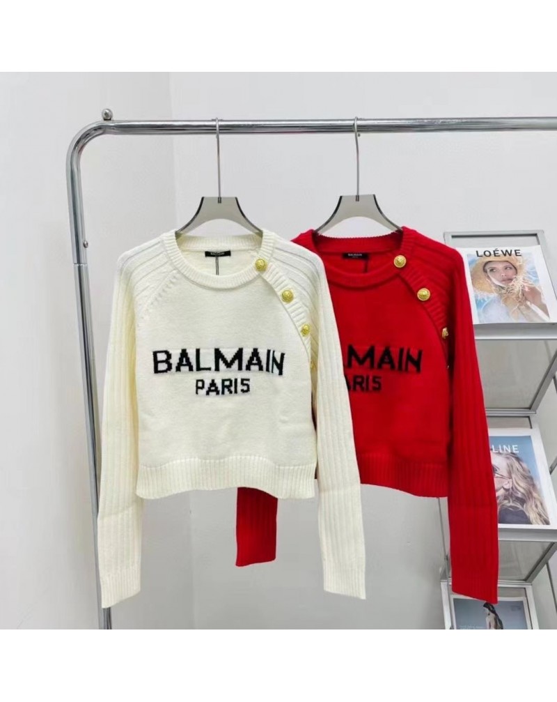 バルマン セーター潮流人気BALMAIN ニットトップス