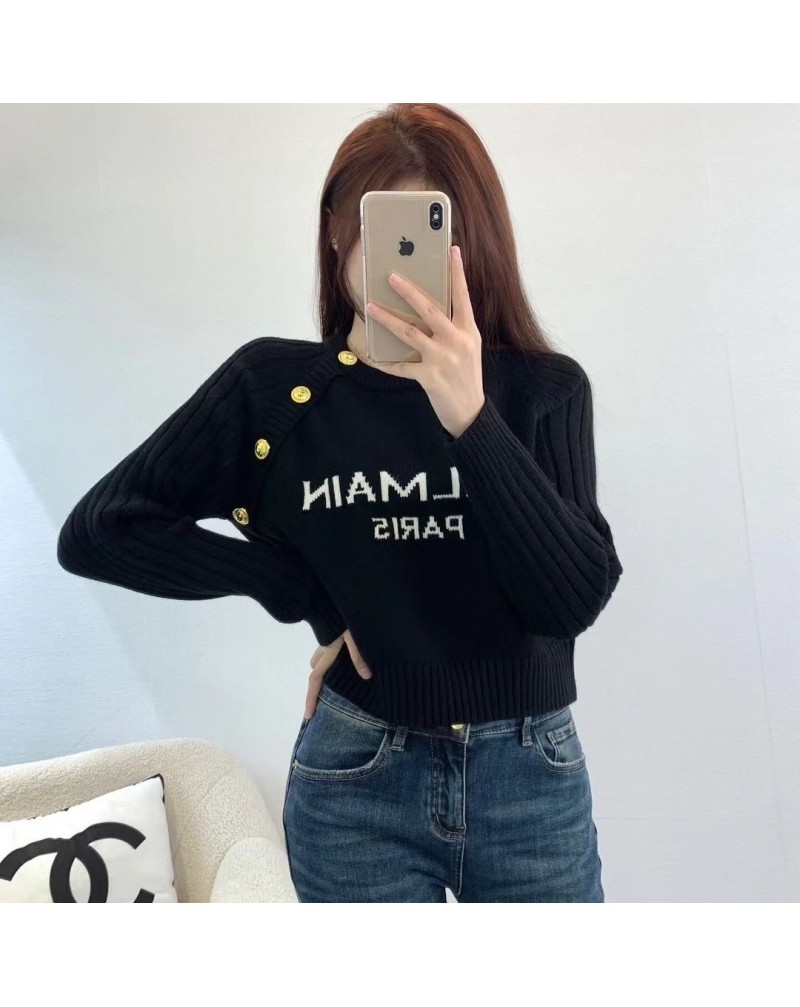 バルマン セーター潮流人気BALMAIN ニットトップス