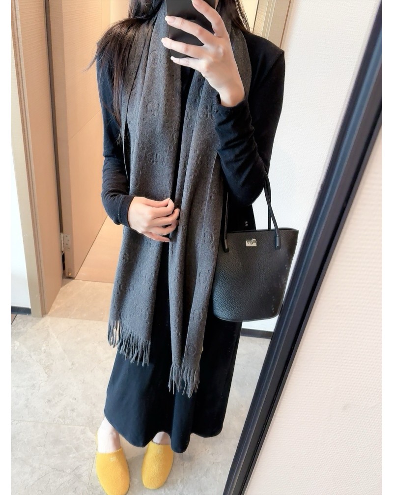 グッチ マフラー経典暖かいショールカシミア人気新作