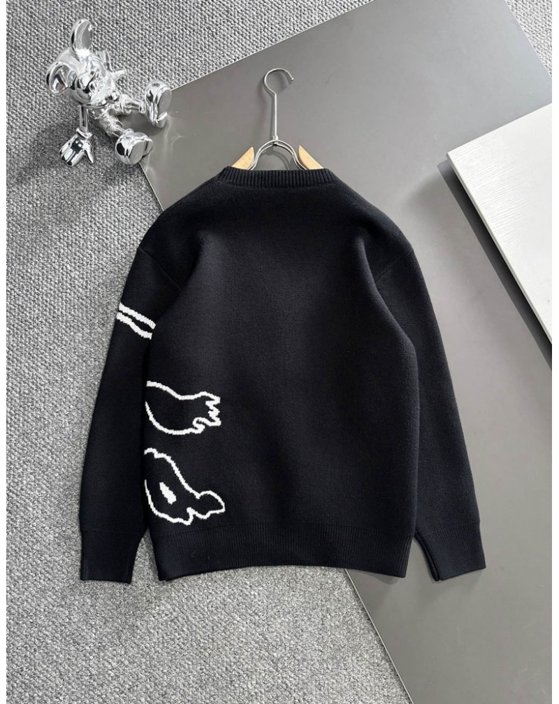 バーバリー カーディガンオシャレイギリス風人気カッコイイ馬のパターン