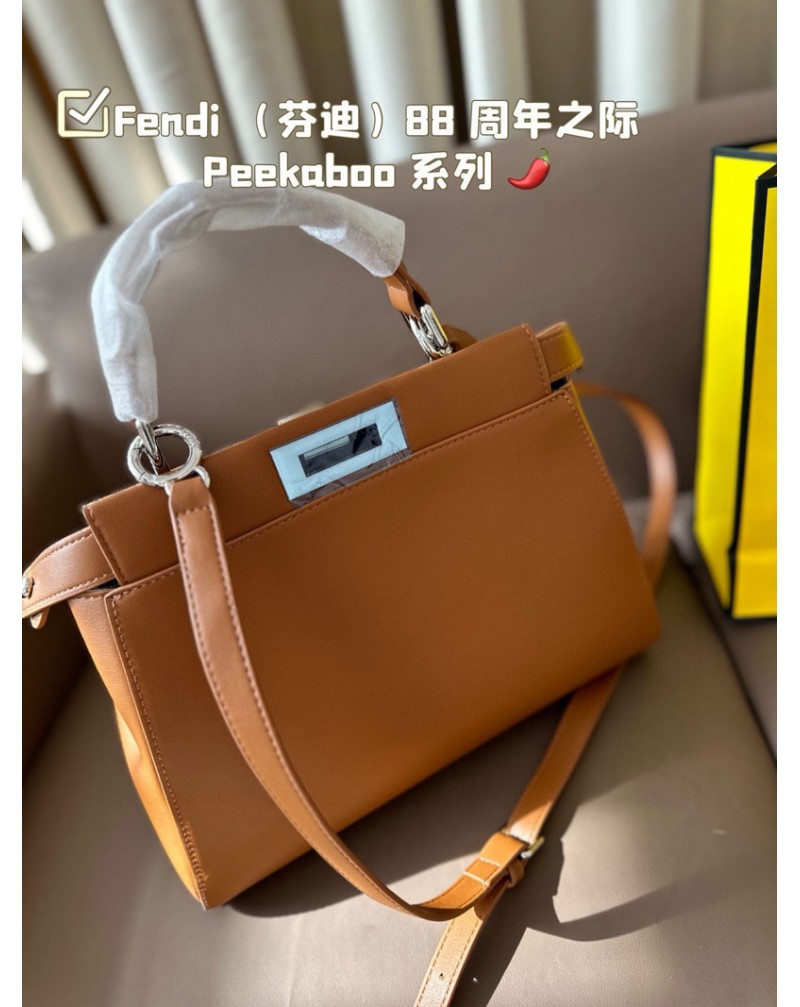 フェンデイ ハンドバッグ FENDIショルダーバッグ高品質皮製爆人気新作芸能人セレブ愛用