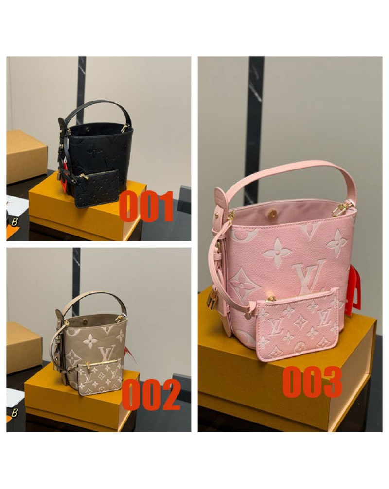 ルイビトン バケツバッグ かわいいおしゃれ新作ミニハンドバッグポケット付き高品質 ファッション人気