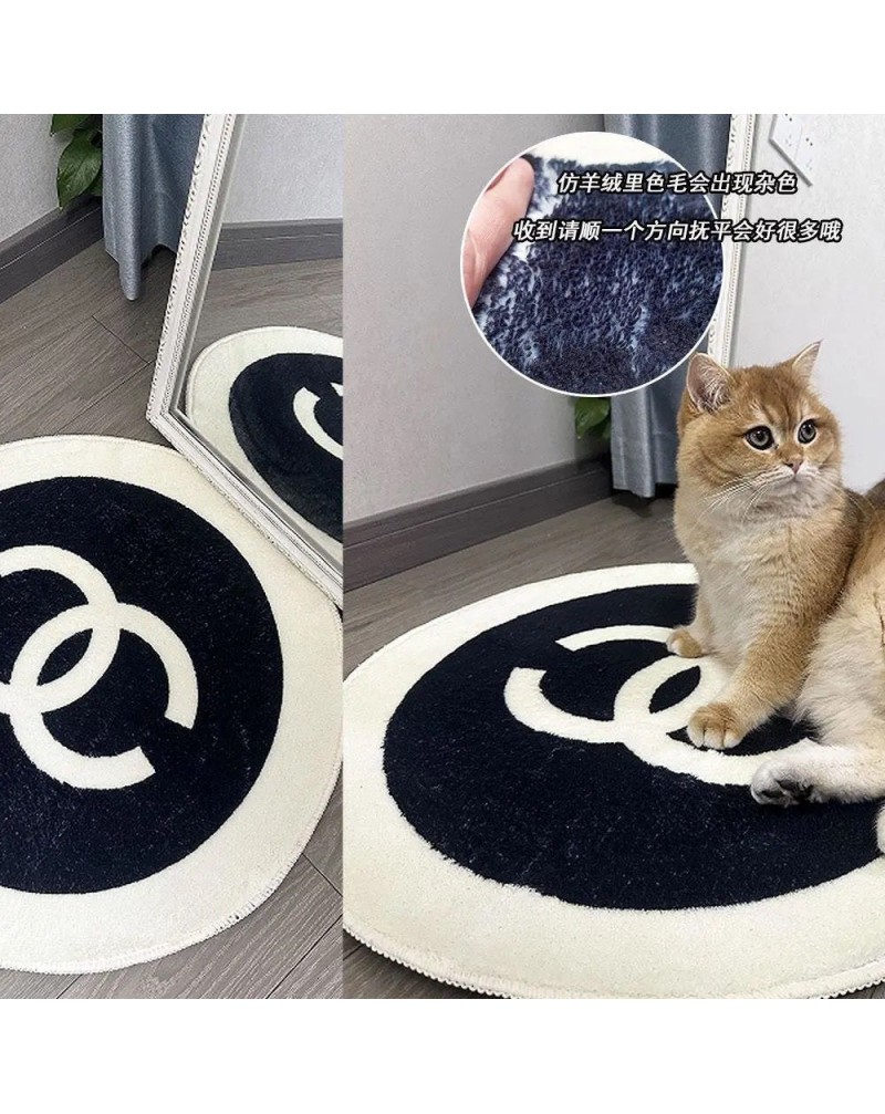 シャネル マット簡約 人気ブランドマットファッションリビングルーム、部屋、鏡の前のフロアマット