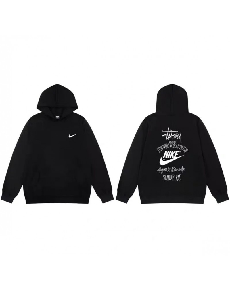 ナイキ stussy ステューシー パーカー男女向け人気カジュアルスウェットトップス