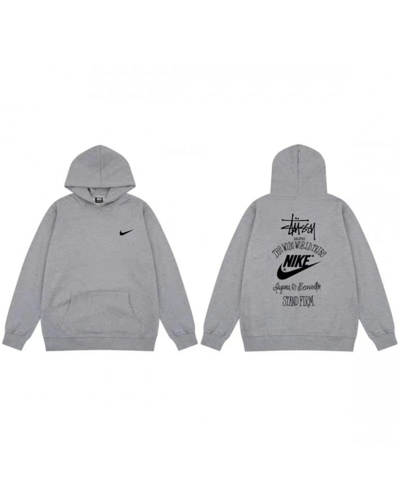 ナイキ stussy ステューシー パーカー男女向け人気カジュアルスウェットトップス