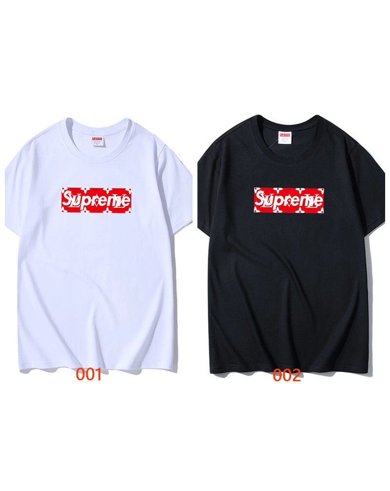 シュプリームコラボTシャツ短袖オシャレ潮流ティシャツコットンメンズレディース兼用