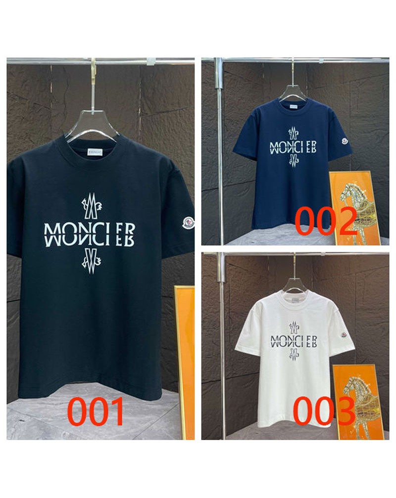 モンクレール Tシャツ短袖 2025新作 超人気オシャレティシャツコットン製
