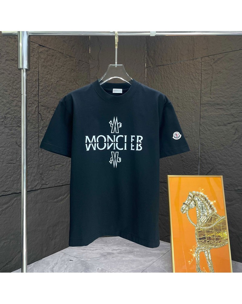 モンクレール Tシャツ短袖 2025新作 超人気オシャレティシャツコットン製