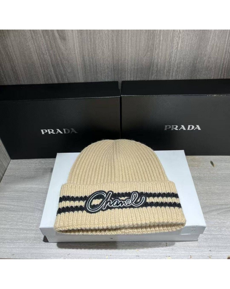 シャネル ニット帽簡約ファッションニットハット帽子オシャレ小香風