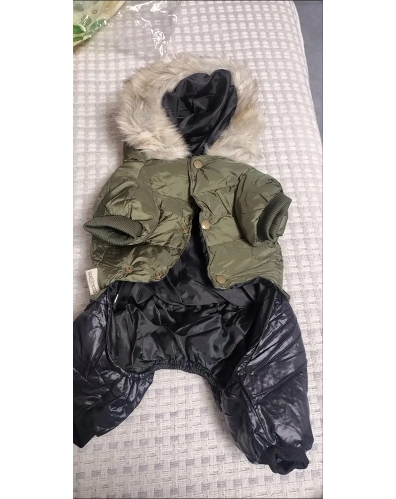 モンクレール ペットダウンジャケット 可愛い 防寒防水子犬ウェアペット用服ファッションフッド付き