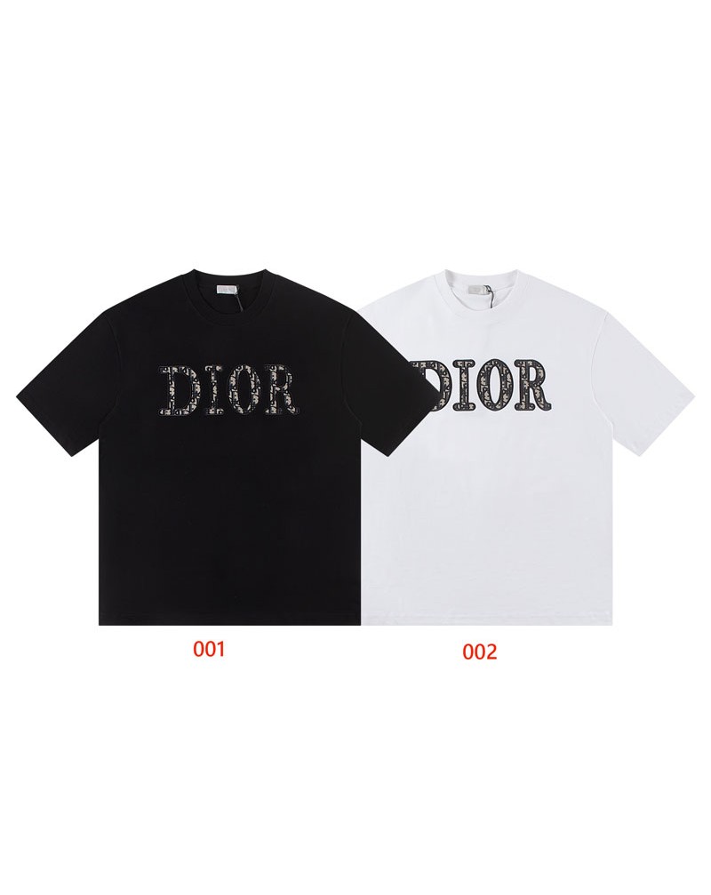 ディオール Tシャツ短袖ペアお揃い人気オシャレブランドティシャツ半袖コットン製