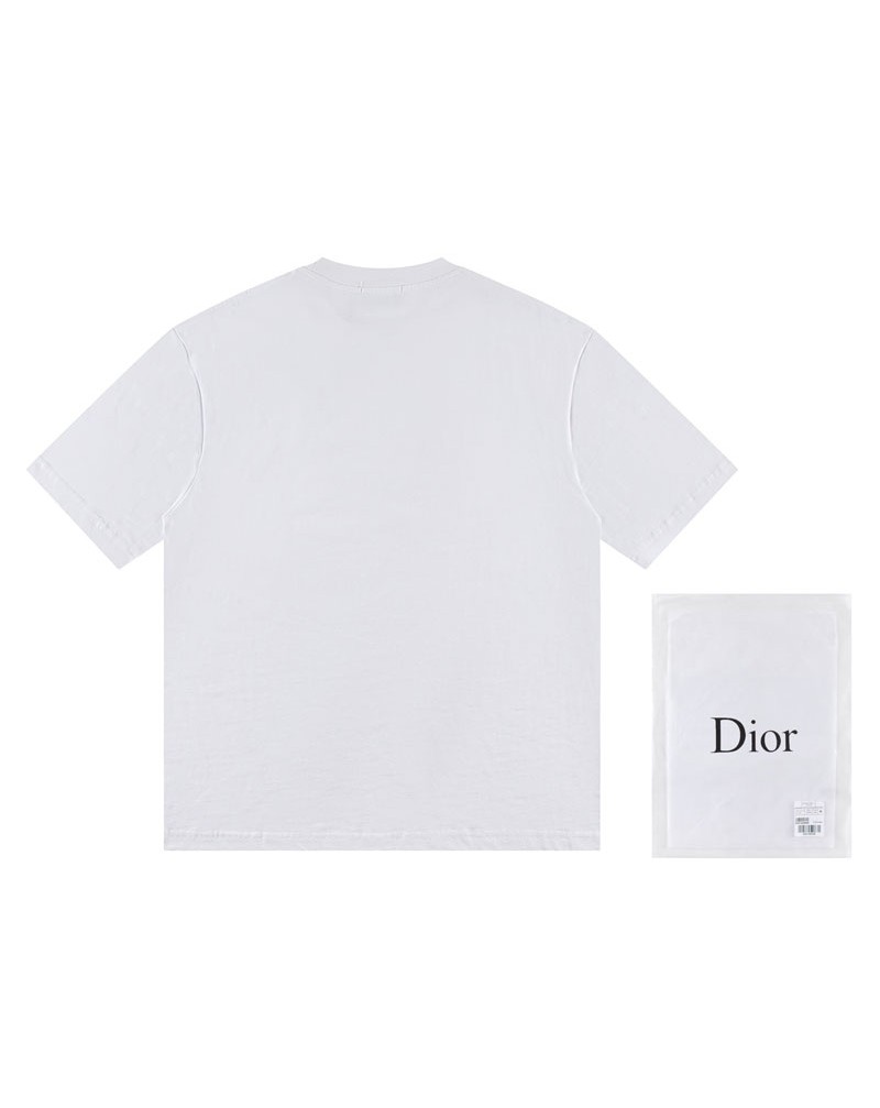 ディオール Tシャツ短袖ペアお揃い人気オシャレブランドティシャツ半袖コットン製