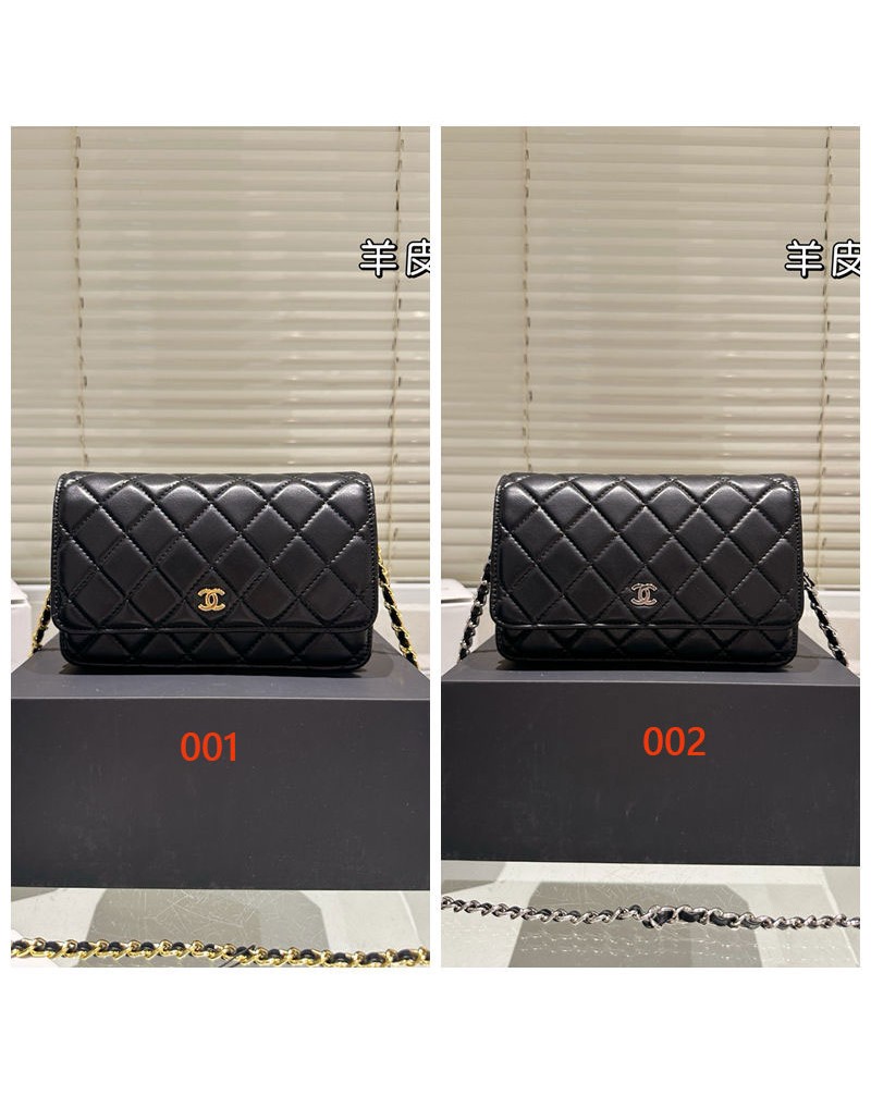 シャネル ショルダーバッグ超人気オシャレ小香風斜め掛けバッグチェーン肩紐菱形金銀色2色選択