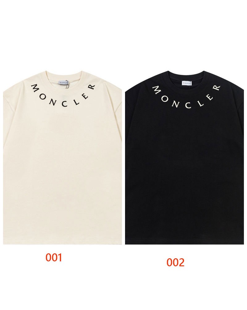 モンクレール Tシャツ短袖コットンティシャツコットンオシャレ半袖男女兼用